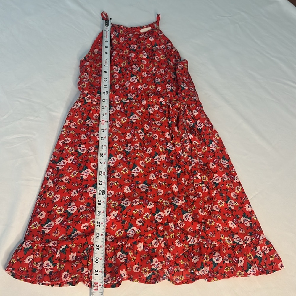 Harper Heritage Francesca’s Floral Red Sleeveless Dress Size Small women’s - Picture 10 of 13